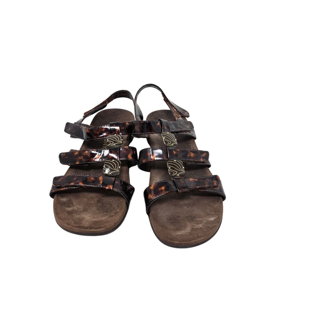 Vionic 10 Amber Flat Gladiator Comfort Sandal Tor… - image 6